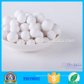 Activated alumina sphere as adsorbents for dehydration